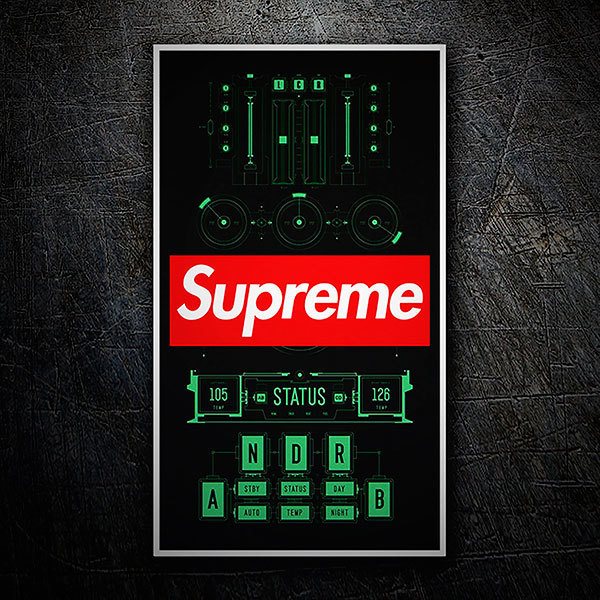 Aufkleber: Supreme DJ