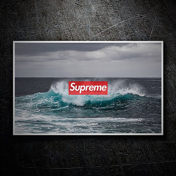 Aufkleber: Supreme meer