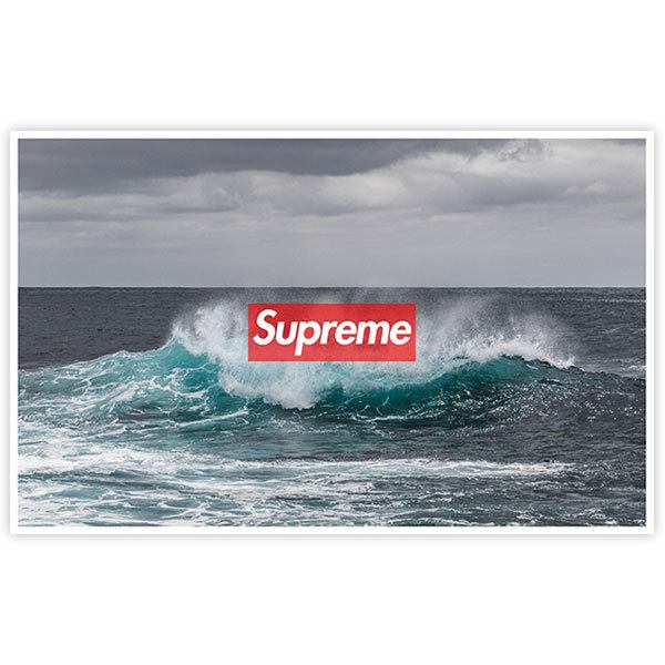Aufkleber: Supreme meer