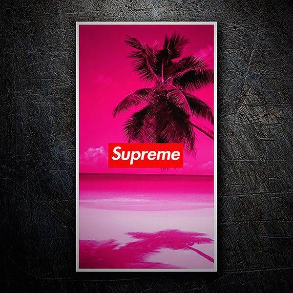 Aufkleber: Supreme Strand