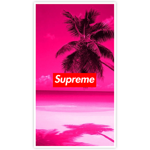 Aufkleber: Supreme Strand