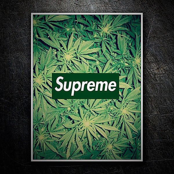 Aufkleber: Supreme Cannabis