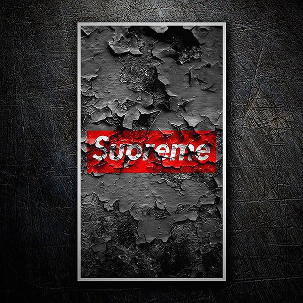 Aufkleber: Supreme Wand