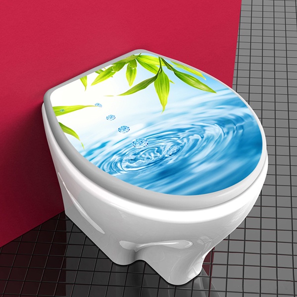 Wandtattoos: Top wc Tropfen von Wasser