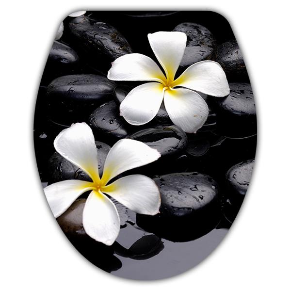 Wandtattoos: Top WC frangipani Blüten