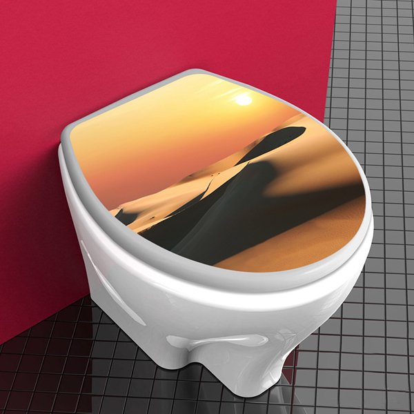 Wandtattoos: Top WC Wüste