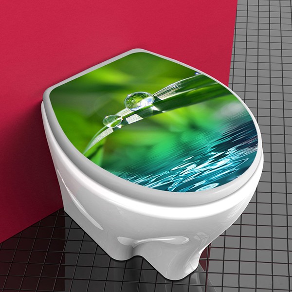 Wandtattoos: top wc Tropfen von Wasser