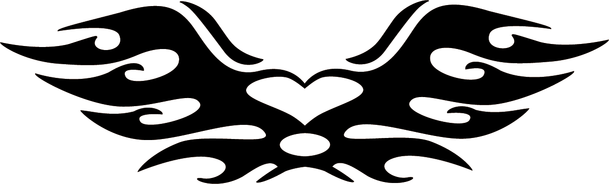 Aufkleber: Tribal Flames