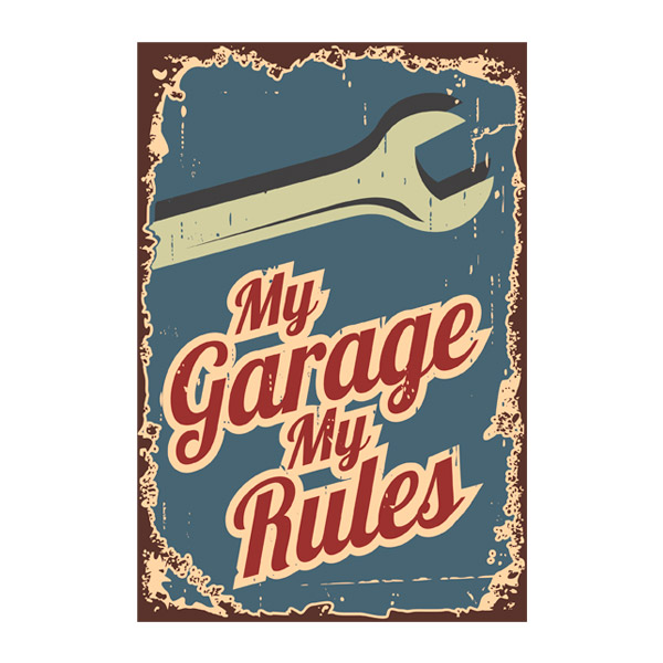 Wandtattoos: My Garage my Rules