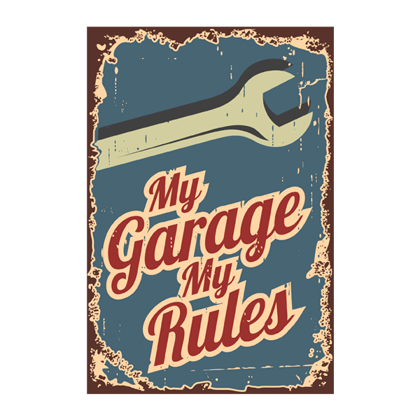 Wandtattoos: My Garage my Rules