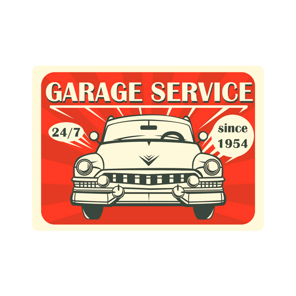 Wandtattoos: Garage Service Since 1954