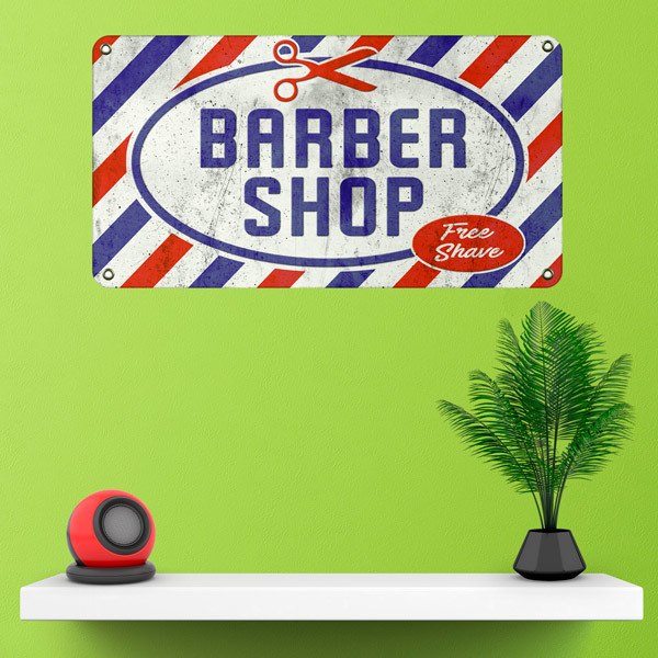 Wandtattoos: Barber Shop