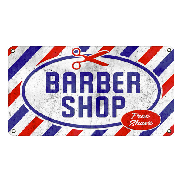 Wandtattoos: Barber Shop