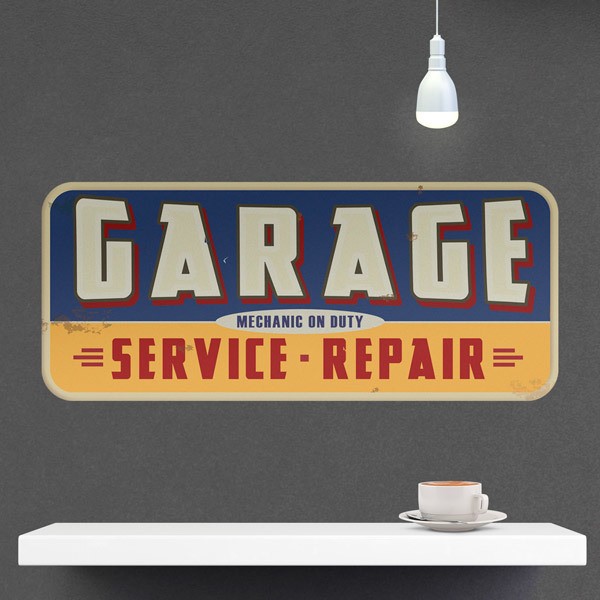 Wandtattoos: Garage Service Repair