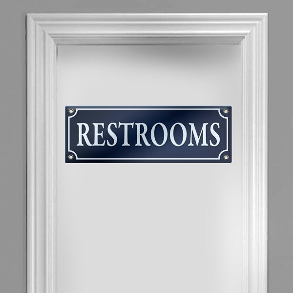 Wandtattoos: Restrooms