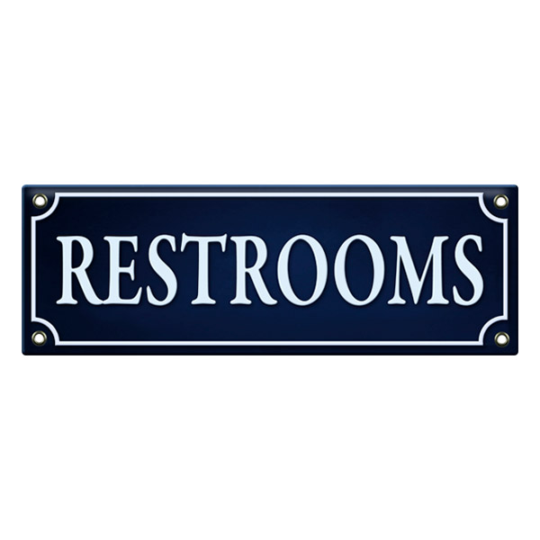 Wandtattoos: Restrooms