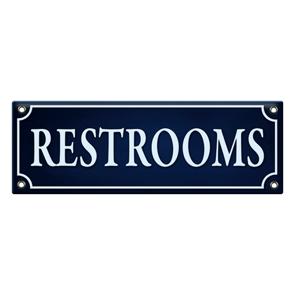 Wandtattoos: Restrooms