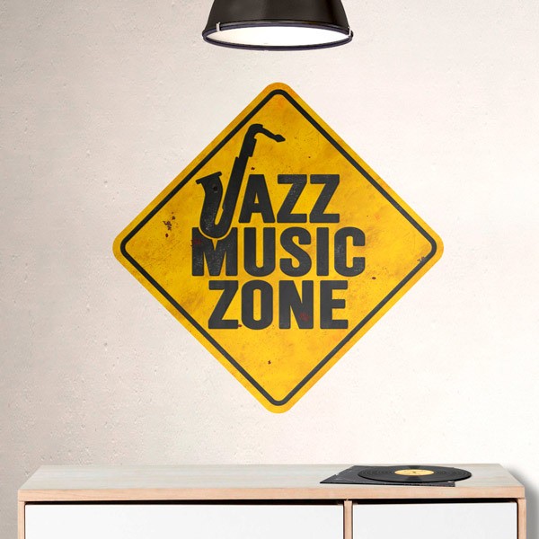 Wandtattoos: Jazz Music Zone
