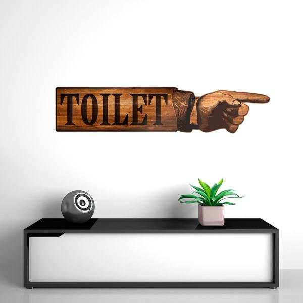 Wandtattoos: Toilet