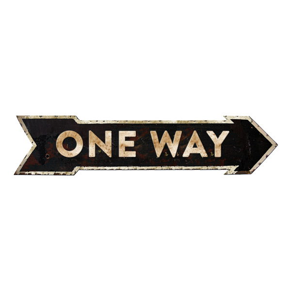 Wandtattoos: One Way