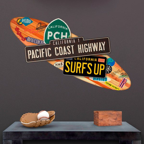 Wandtattoos: Pacific Coast Highway