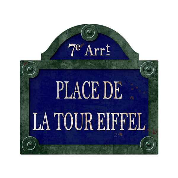 Wandtattoos: Place de la Tour Eiffeel