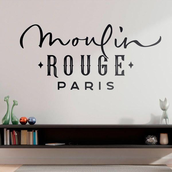 Wandtattoos: Moulin Rouge Paris
