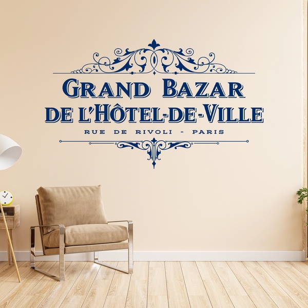 Wandtattoos: Grand Bazar de L´Hotel de Ville