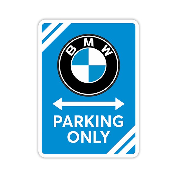 Wandtattoos: BMW Parking Only