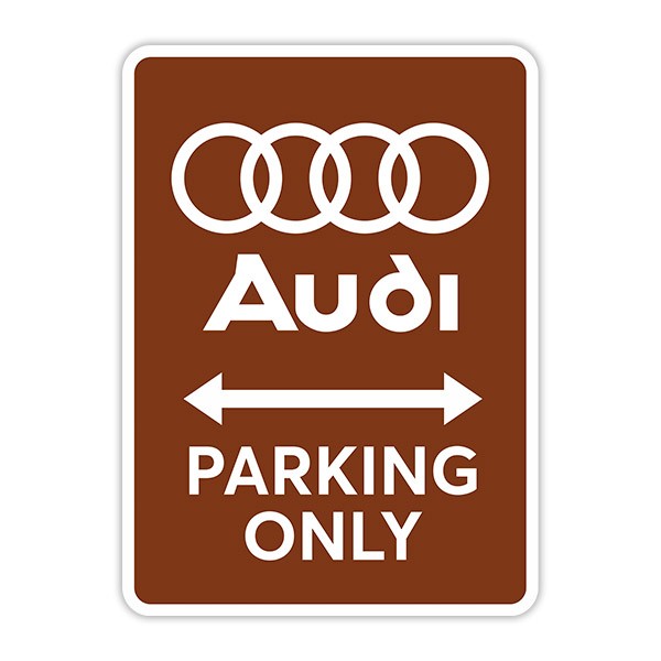 Wandtattoos: Audi Parking Only