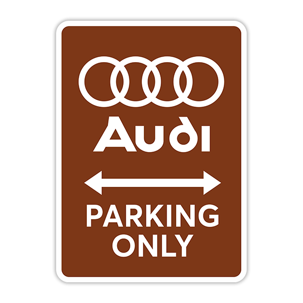 Wandtattoos: Audi Parking Only