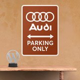 Wandtattoos: Audi Parking Only 3