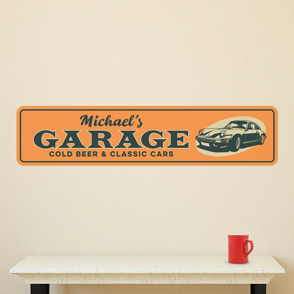Wandtattoos: Kundenspezifische Garage