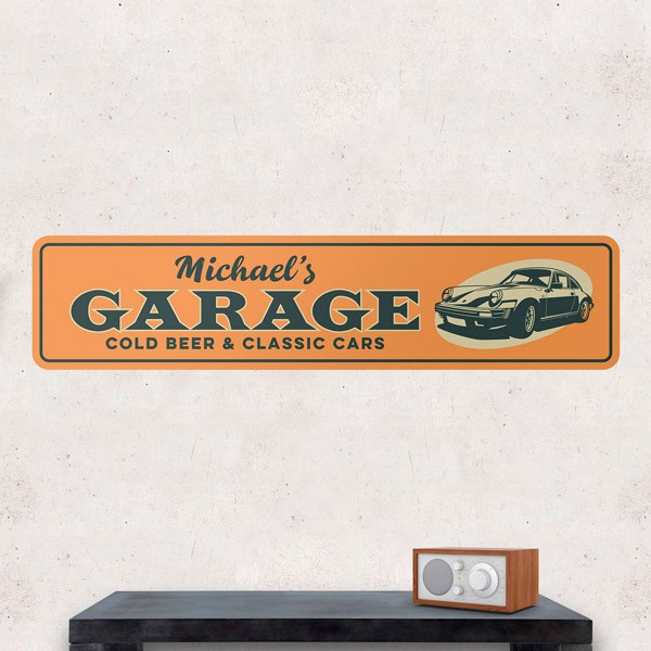 Wandtattoos: Kundenspezifische Garage