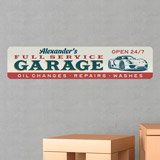 Wandtattoos: Garage Full Service Maßgeschneidert 3
