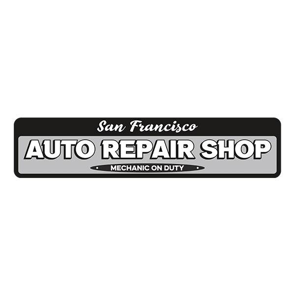 Wandtattoos: Auto Repair Shop Maßgeschneidert