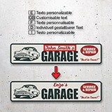 Wandtattoos: Garage Service & Repair Maßgeschneidert 4