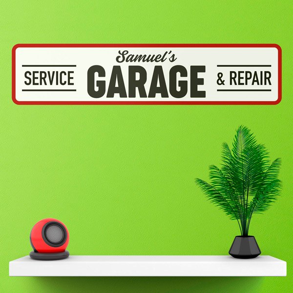 Wandtattoos: Service Garage Maßgeschneidert