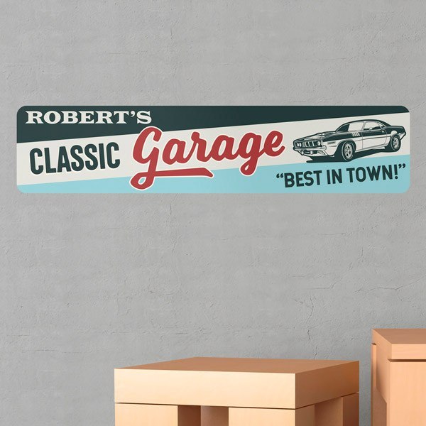 Wandtattoos: Classic Garage Maßgeschneidert