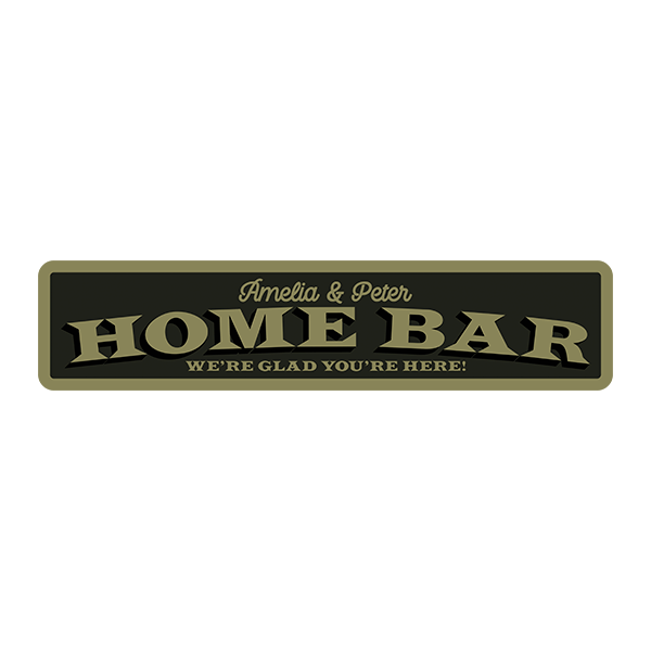 Wandtattoos: Home Bar