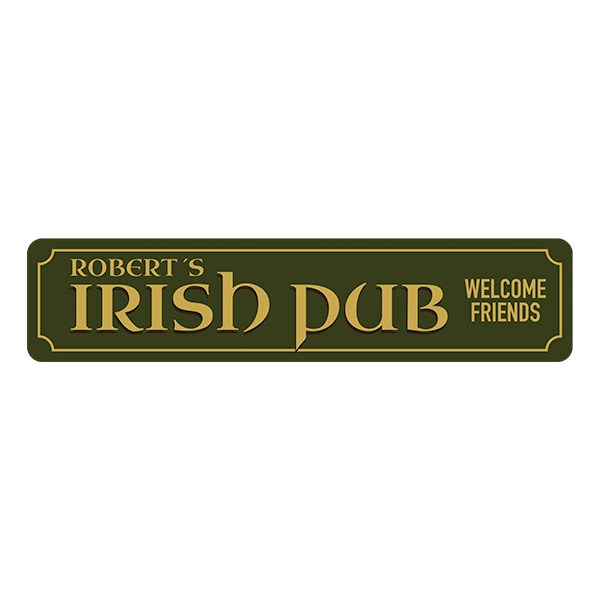 Wandtattoos: Irish Pub Welcome Friends