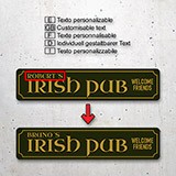Wandtattoos: Irish Pub Welcome Friends 4