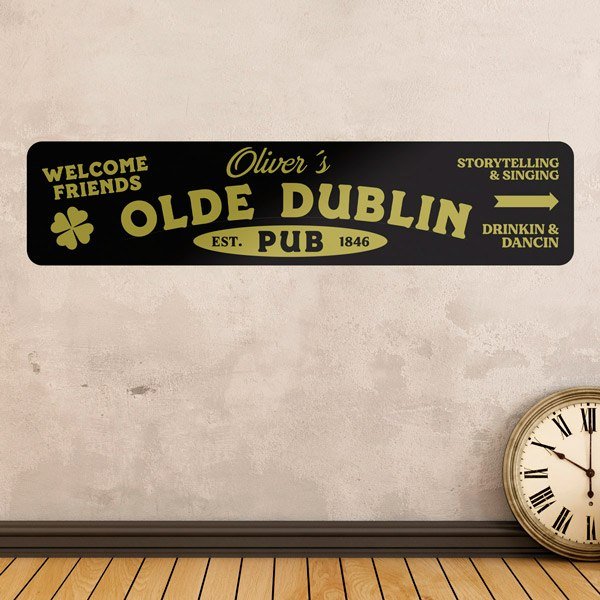 Wandtattoos: Olde Dublin Pub