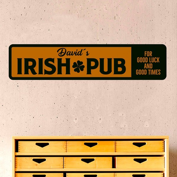 Wandtattoos: Irish Pub Good Luck and Good Times