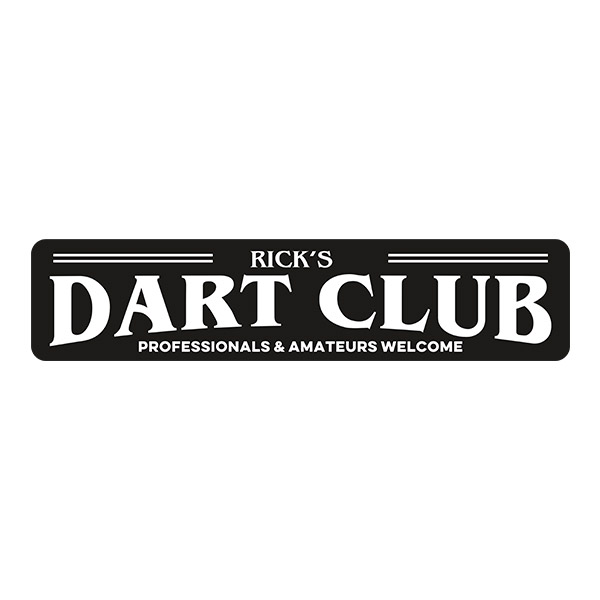 Wandtattoos: Dart Club
