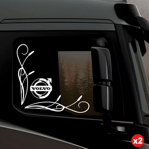 Aufkleber: Volvo-Schild für Lkw