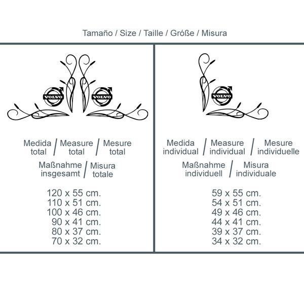 Aufkleber: Volvo-Schild für Lkw