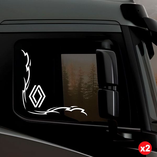 Aufkleber: Renault-Schild Stammesgebiet für Lkw