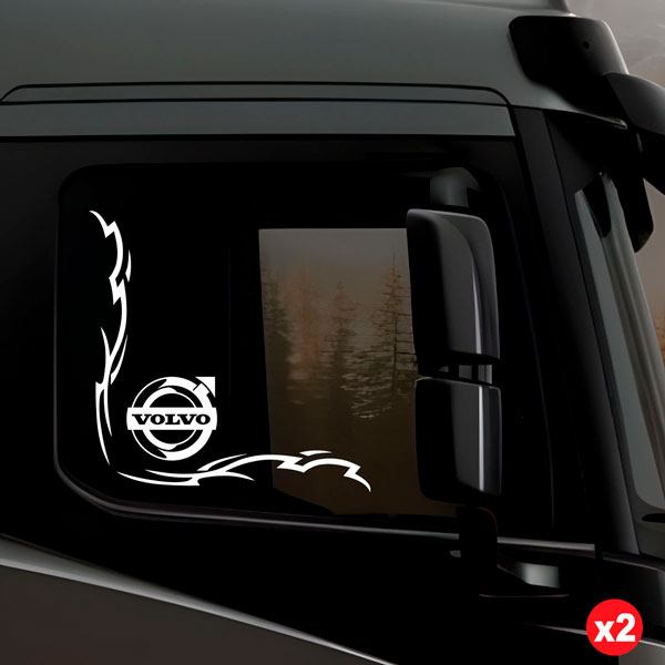 Aufkleber: Volvo-Schild Stammesgebiet für Lkw