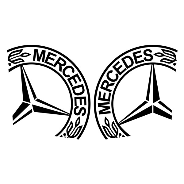 Aufkleber: Mercedes-Lkw